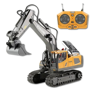 Máquina de fuerza RC | Diversión definitiva para jóvenes aventureros - Excavadora controlada remotamente